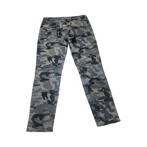 Driftwood Women Size 31 Jackie Camo Skinny Black Gray Blue Denim Jeans